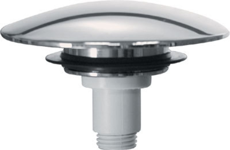 Náhradní plastová zátka click-clack, 72mm, chrom RI20351