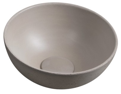 MINOR betonové umývátko na desku, Ø 26cm, písková mat MR26014