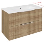 CR792-2322 (59358) CIRASA STRIP umyvadlová skříňka 78x54x39cm, dub alabama CR792-2322