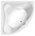 G1350 (25556) DUNAJ rohová vana 150x150x48cm, bílá G1350