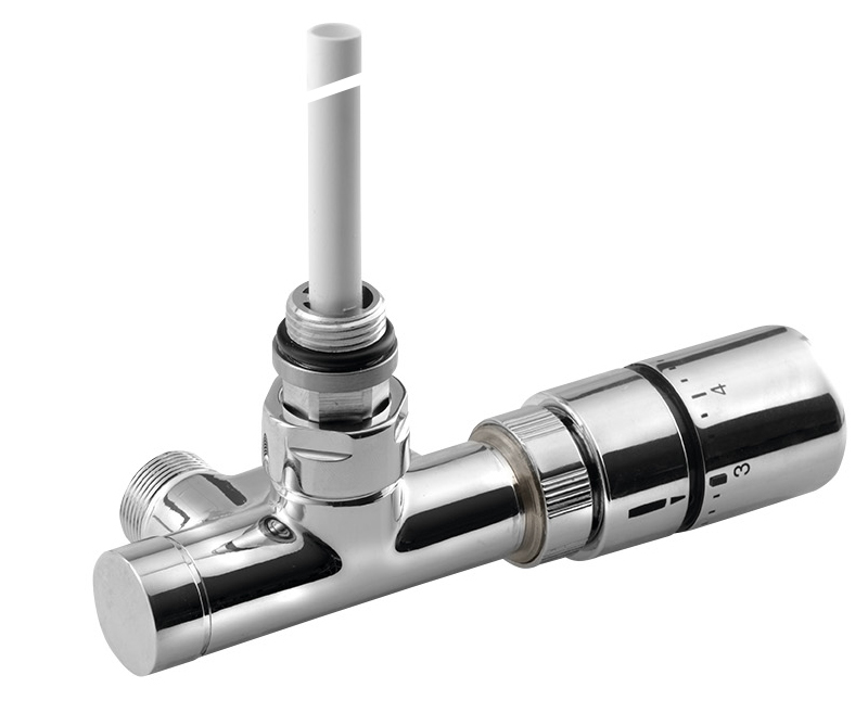 MONO ONE připojovací sada ventilů termostatická jednobodová, pravá, rozteč 40mm, provedení Chrom CP2050S