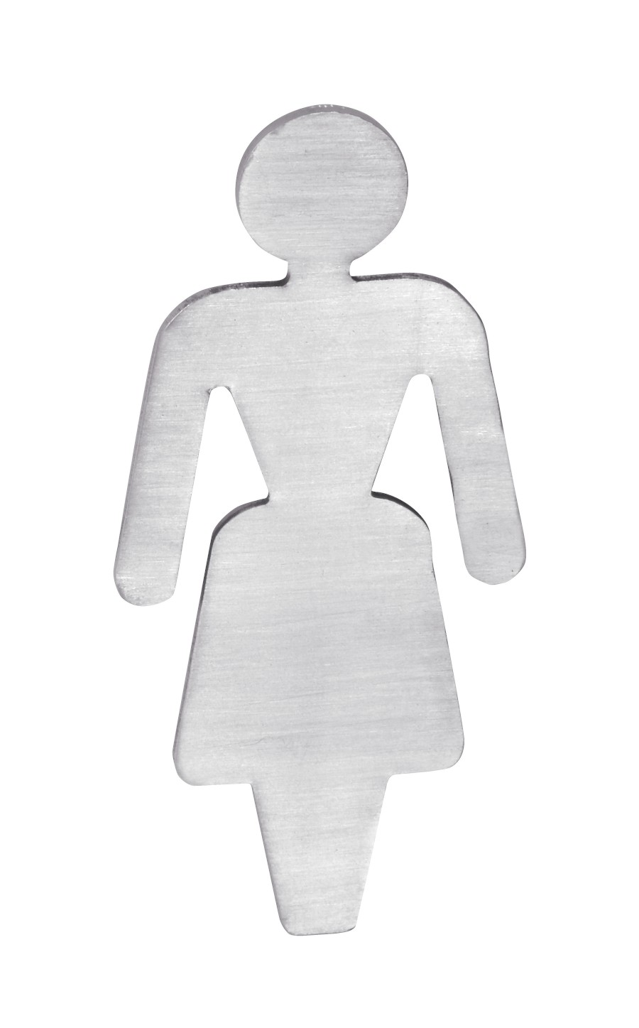 XP130 (59326) Cedule WC dámy, 80x35x2mm, nerez mat XP130