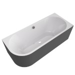 72129M.41 (60350) VIVA R MONOLITH asymetrická vana 180x75x60cm, bílá/carina 72129M.41