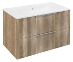CR801-2322 (52200) CIRASA umyvadlová skříňka 79,8x52x46cm, dub alabama strip CR801-2322