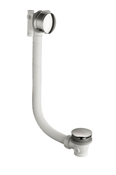 Vanová souprava s napouštěním, click-clack, délka 900mm, zátka 72mm, chrom 72361