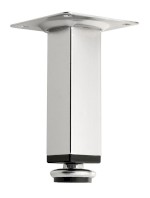 ZOJA výškově stavitelná nožička, výška 100-110mm, chrom 10078