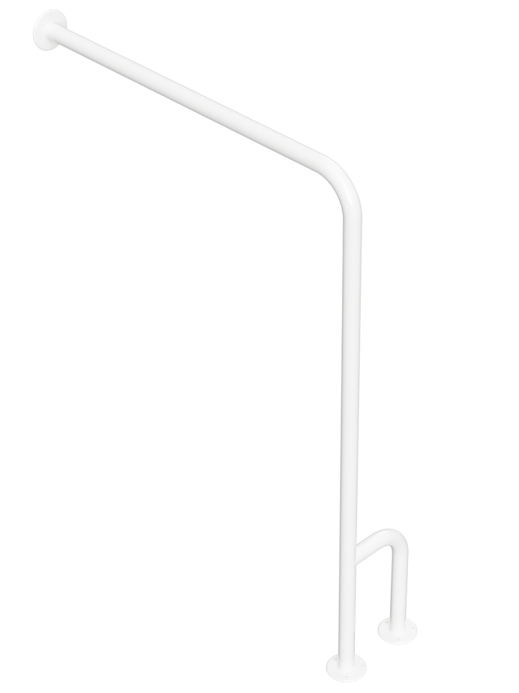 HANDICAP opěrné madlo PRAVÉ 800x850mm, bílá XH528W