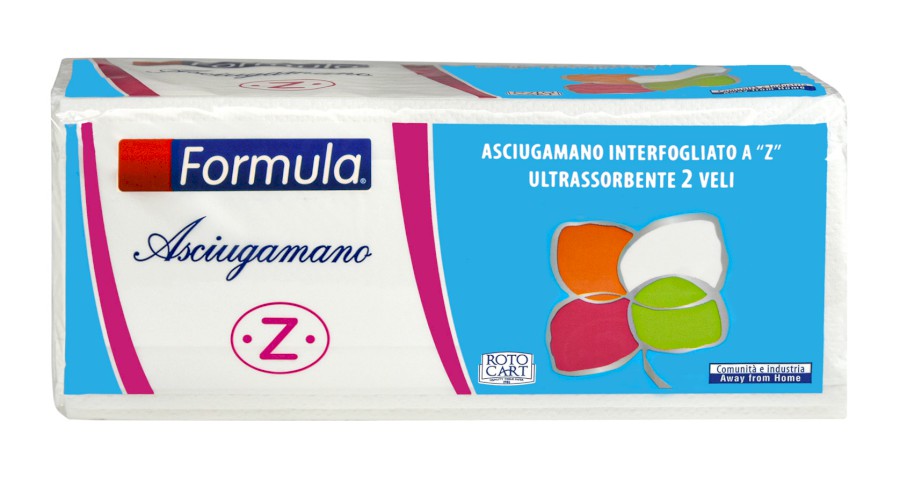 923A143-20Z2 (55437) Papírové ručníky jednovrstvé Z, čistá celulóza, 23x33cm, balení 2860 ks, bílá 923A143-20Z2