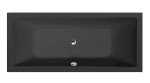 71710.21 (52572) KRYSTA obdélníková vana 180x80x39cm, černá mat 71710.21