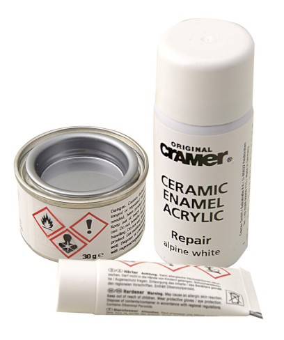 REPAIR KIT opravná sada - keramika, smalt a akryl, bílá CA-16080