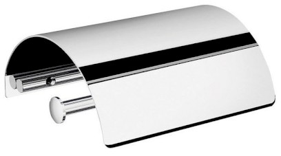 LONDON držák toaletního papíru s krytem, chrom LD11C