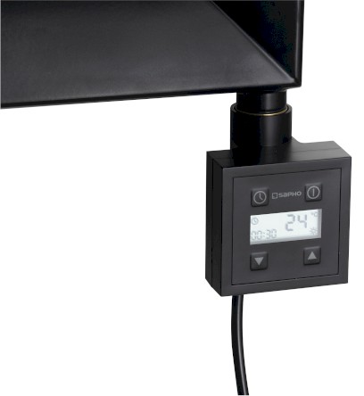 KTX topná tyč s termostatem, 400 W, černá mat KTX-B-400