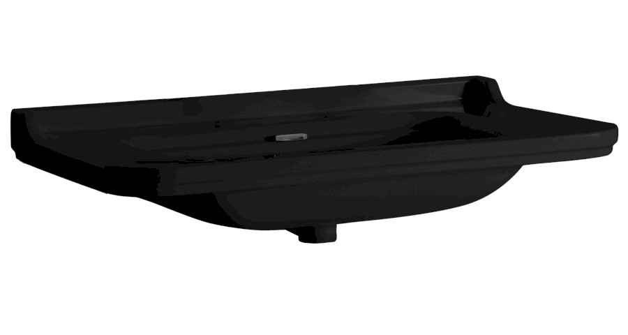 4142K7 (52140) WALDORF keramické umyvadlo 100x55cm, černá mat 4142K7