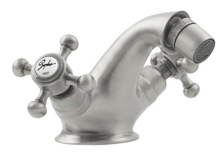 3188 (34755) ANTEA stojánková bidetová baterie s výpustí, nikl 3188