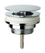 Umyvadlová výpust 5/4“, neuzavíratelná, velká zátka, 10-55mm, chrom 542.742.5