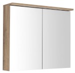WGL38S (56031) KAWA STRIP galerka s LED osvětlením 80x70x22cm, dub emporio WGL38S