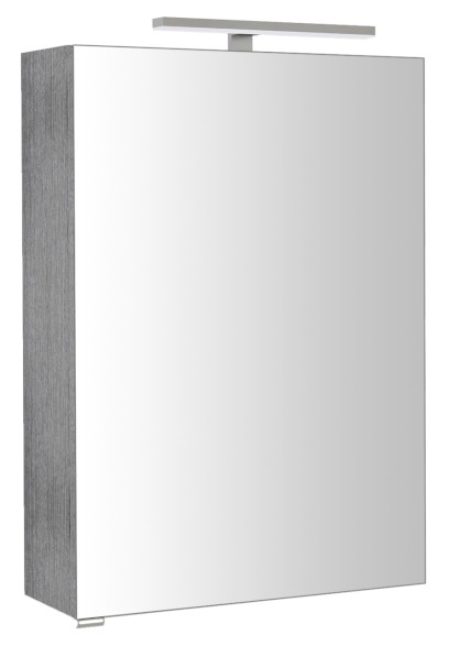 RIWA galerka s LED osvětlením, 50x70x17cm, dub stříbrný RIW050-0011