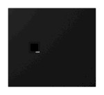 TRENECA vanička z litého mramoru s možností úpravy rozměru, 100x90cm, černá mat 84306.21