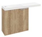 LT615-2222 (50632) LATUS VI umyvadlová skříňka 50x50x22cm, levá, dub alabama LT615-2222