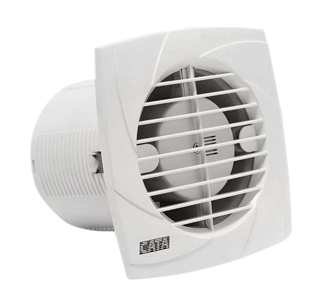 B-15 PLUS T koupelnový ventilátor s časovačem, 25W, potrubí 150mm, bílá 00983100