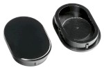 NDES01B (60877) Oválná krytka vzpěry, černá mat (2ks v balení) NDES01B