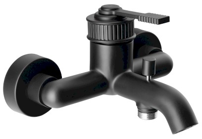 VERSI nástěnná vanová baterie, černá mat RV010/15