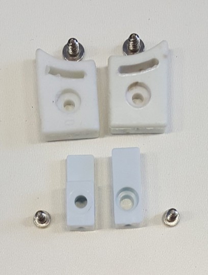 AMADEO set dorazů pro pojezdy a držáky skla NDBTSA7