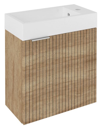 LATUS IV STRIP umyvadlová skříňka 49,5x50x25cm, dub alabama LT410-2322