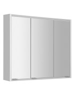BATU galerka 80x71x15cm, 2x LED osvětlení, bílá lesk 1141131
