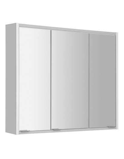 BATU galerka 80x71x15cm, 2x LED osvětlení, bílá lesk 1141131