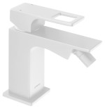 FORATA stojánková bidetová baterie, bílá mat FT003/14