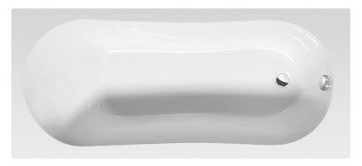 JIZERA vana 160x70x39cm, bílá G1670