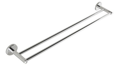 SAMBA dvojitý držák ručníků 600mm, chrom SB111