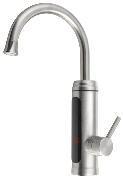 Elektrická vodovodní baterie s průtokovým ohřívačem vody, 230V, 3kW, nerez RT2009