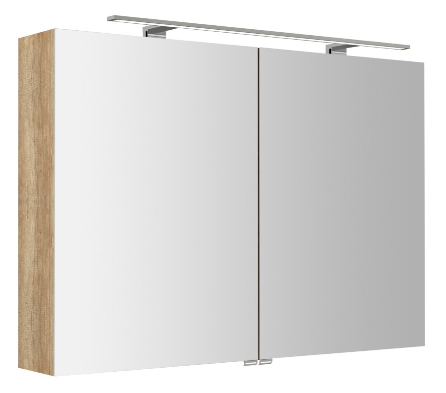 RIW100-0022 (50650) RIWA galerka s LED osvětlením, 101x70x17cm, dub alabama RIW100-0022