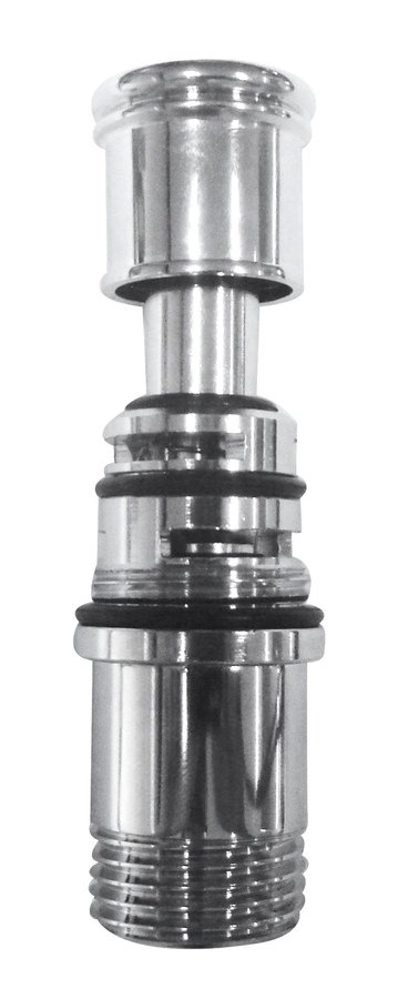 Přepínač s ovladačem pro vanovou baterii, chrom ND52118-1