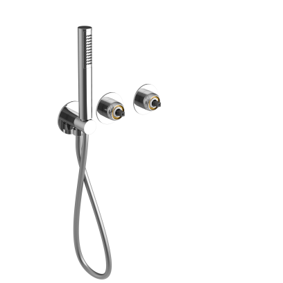 ULTRAMIX tělo podomítkové sprchové/vanové baterie s ruční sprchou, 2 výstupy, chrom UT045-1