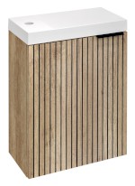 LATUS X STRIP umyvadlová skříňka 39,4x50x22cm, dub alabama LT110-2322