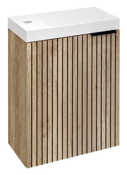 LATUS X STRIP umyvadlová skříňka 39,4x50x22cm, dub alabama LT110-2322