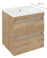 EZ492-2222 (60267) EZARA umyvadlová skříňka 48x54x39cm, dub alabama EZ492-2222