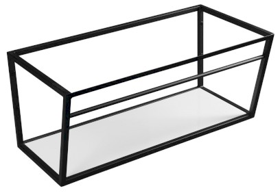 SKA konzole s policí 900x400x460mm, černá mat SKA103