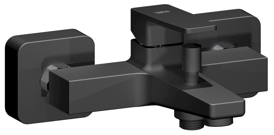 TI010B (55857) TURSI nástěnná vanová baterie, černá mat TI010B