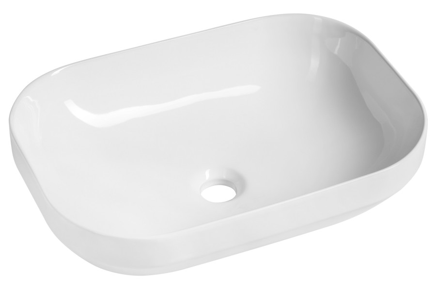 AR429 (58603) EVORA keramické umyvadlo na desku 50,5x37cm, bílá AR429
