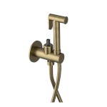 ULTRAMIX tělo podomítkové bidetové baterie se Stop sprškou, kulatá, zlato mat UT013G-1