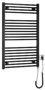 ILE96TB (51731) DIRECT-E elektrické otopné těleso rovné 600x960 mm, 400 W, černá ILE96TB