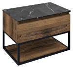 CG005-1919 (51226) SKARA umyvadlová skříňka 70x50x45cm, černá mat/dub collingwood CG005-1919