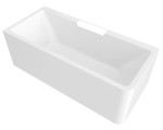 73836ML.101 (60684) CASCATA L MONOLITH obdélníková vana 180x80x60cm, kaskáda bílá 73836ML.101