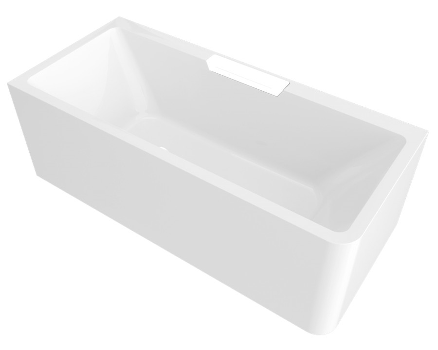 CASCATA L MONOLITH obdélníková vana 180x80x60cm, kaskáda bílá 73836ML.101