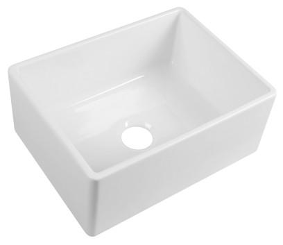 GLORY keramický dřez 61x46cm, bílá 50260