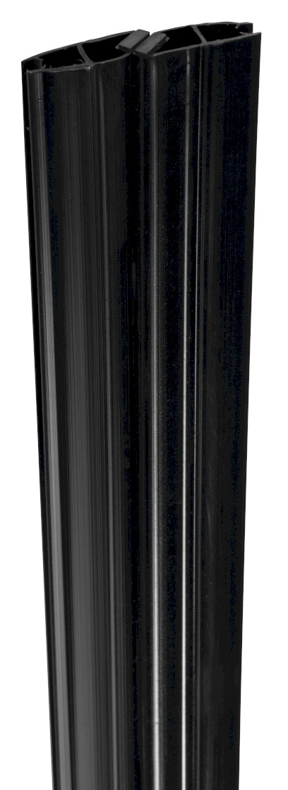 Set magnetických těsnění 45°pro sklo 6/6mm, 2000mm, černá SPGM01B